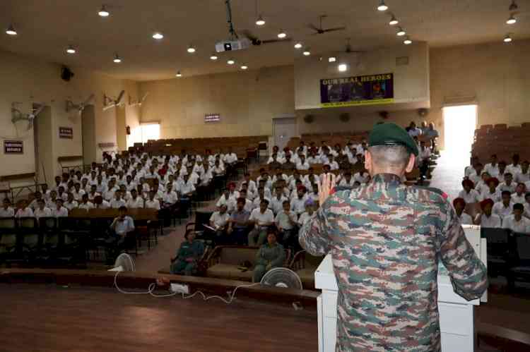 Motivational Lecture for Cadets of Sanik School Kapurthala