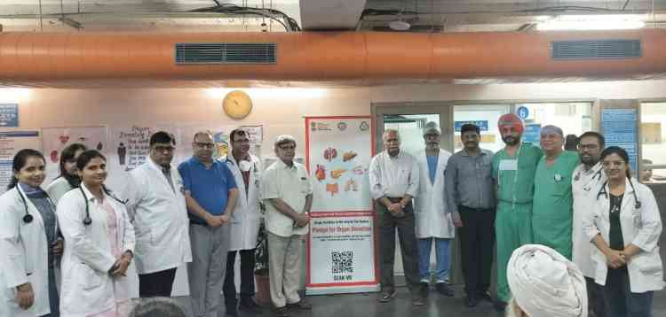 DMC&H Commemorates World Organ Donation Day by organizing an awareness exhibition at OPD Block