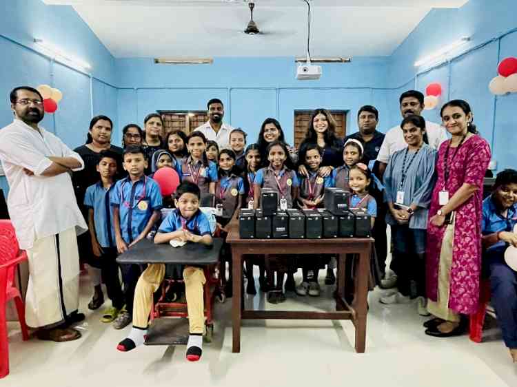 UST restores Computer Lab at Karyavattom UP School