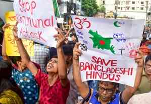 Hindus in B'desh cry for justice, say community facing repeated threats to leave country