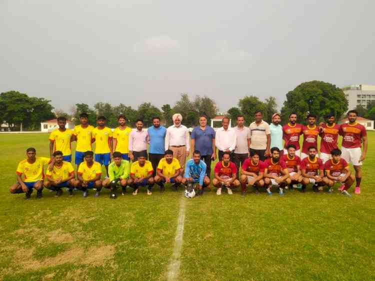 Punjab State Super Football League matches organised at Lyallpur Khalsa College