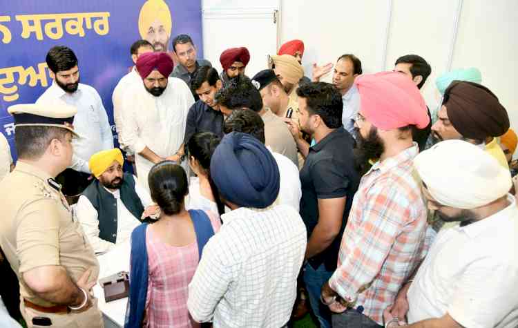 CM listens grievances of people during Sarkar Tuhaade Dwaar at Jalandhar 