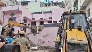 Udaipur violence: Accused student's house on 'forest land' razed with bulldozer