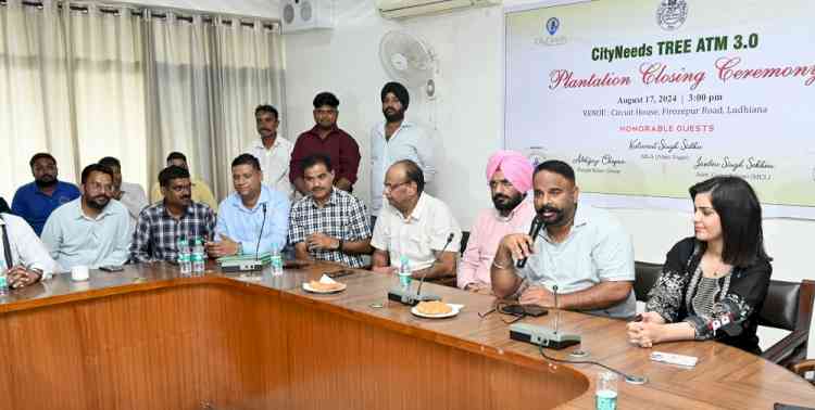 MC Ludhiana and CityNeeds announce culmination of Tree ATM 3.0 campaign; plant 22000 tree saplings during month long campaign at 63 locations 