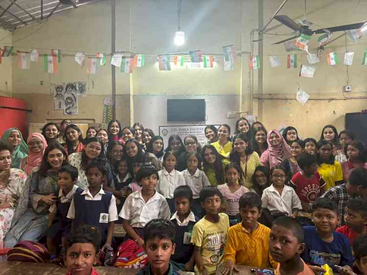 J.D. Birla Institute NSS Volunteers Celebrate Rakhi with Underprivileged Children