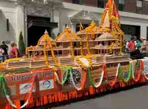 Ram Mandir float joins diaspora celebration of nation’s diversity at New York India Day Parade