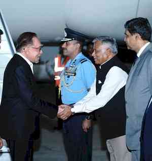 Malaysian PM Anwar Ibrahim arrives in India on first visit