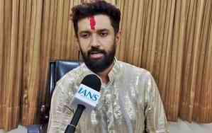 Chirag Paswan slams Oppn's 'selective politics' on crimes against women