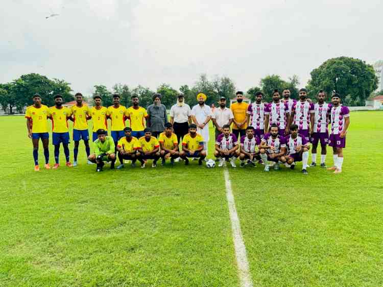 Punjab State Football League match organised at Lyallpur Khalsa College