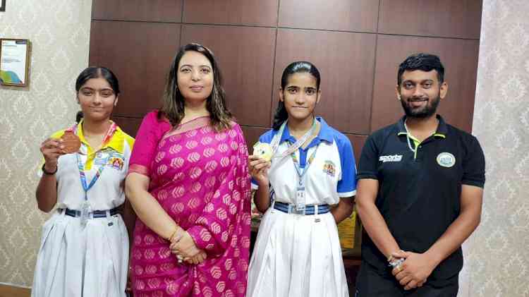 DCM Presidency School Students Shine at U-14 National Taekwondo Championship