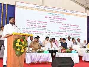 Eknath Shinde lays foundation for Ratnagiri airport terminal building