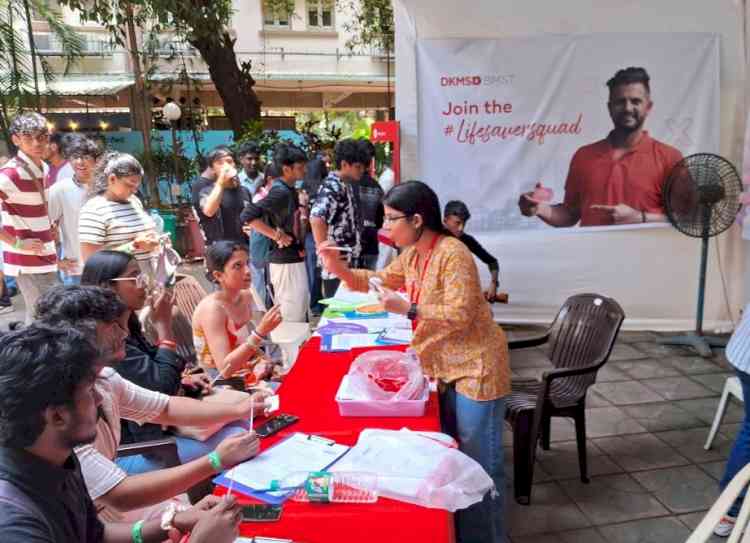 DKMS-BMST Joins St. Xavier's College Mumbai Fest to Spread Awareness About Stem Cell Donation