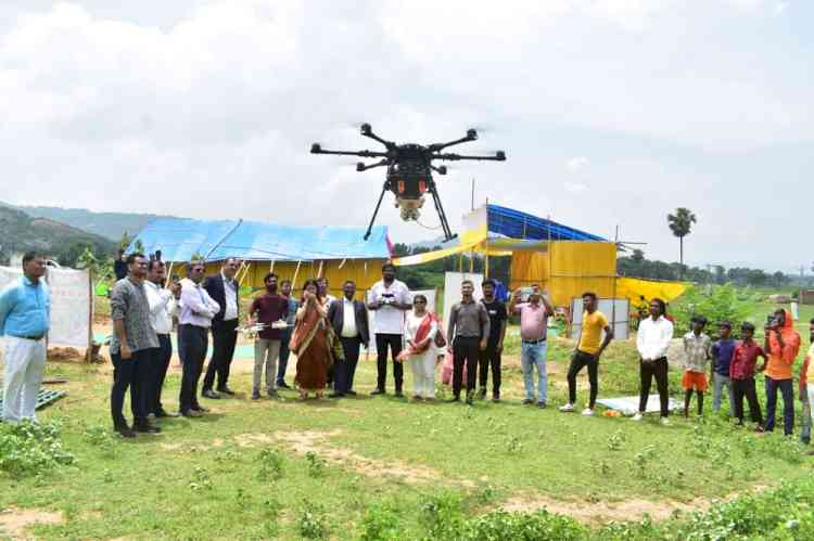 BPCL launches Aerial Seeding through Drones to Reforest Hills in Bihar