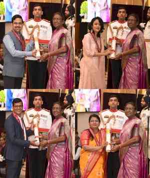 Prez Murmu presents Rashtriya Vigyan Puraskar 2024, 33 awards given to distinguished scientists