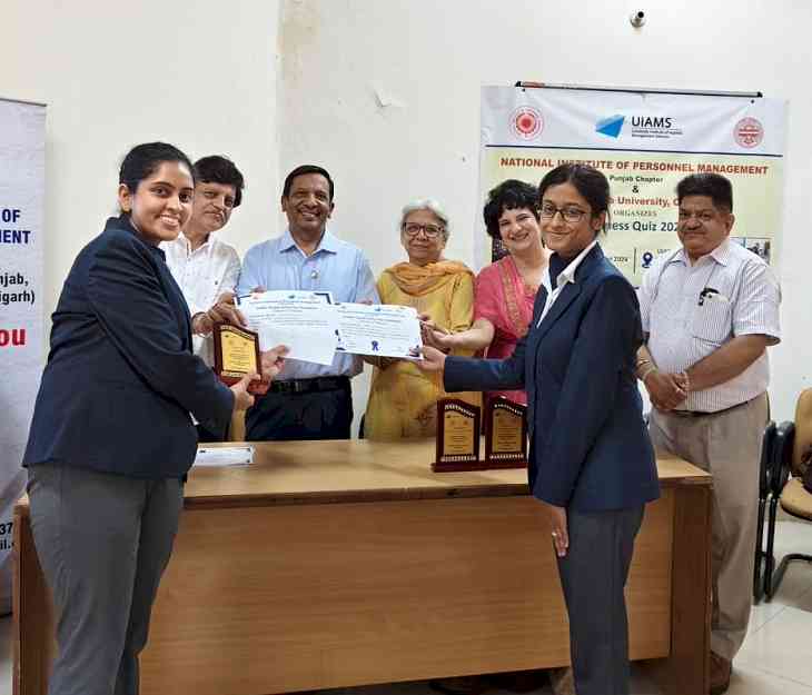 National Institute of Personnel Management (NIPM) Hosts 4th Annual Business Quiz at UIAMS, Chandigarh