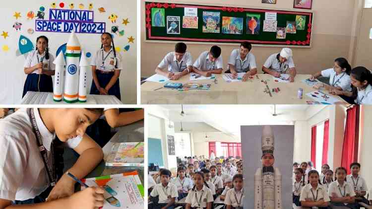 Innocent Hearts School celebrates National Space Day with enthusiasm