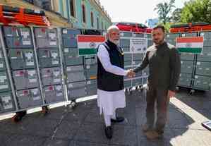 PM Modi presents 4 BHISHM Cubes to Ukraine for emergency medical care