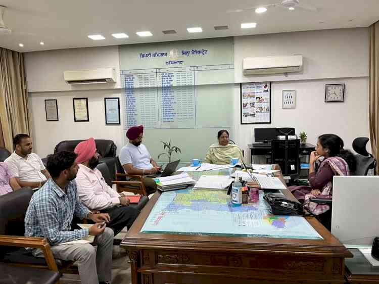 MLA Chhina and DC hold meeting to discuss NHAI,MC and PSPCL projects