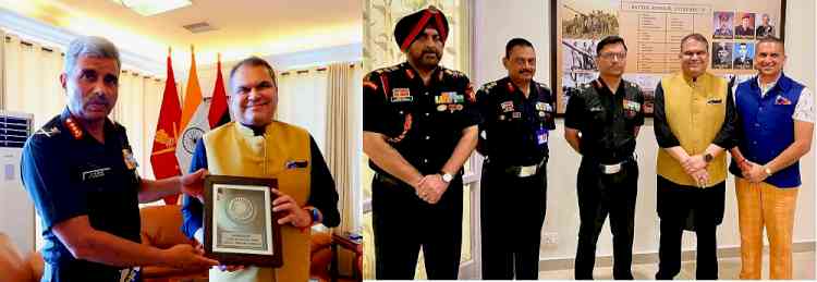 MP Arora visits Western Command, discusses issues with GOC-in- C