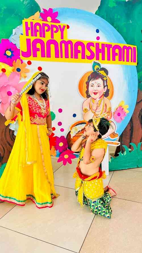 Ivy World School organised “Janamashtami Celebration”