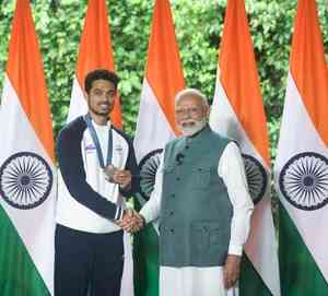 Felt positive energy and motivated after talking to PM Modi, says Paris Olympics medallist Swapnil Kusale