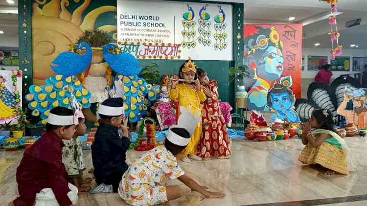 Festival of Janmashtami celebrated at Delhi World Public School 