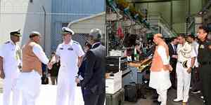 Rajnath Singh visits US Naval Warfare Centre, explores collaboration on Indigenous defence technologies