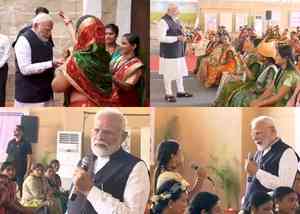 PM Modi shares interaction video with 'Lakhpati Didis', highlights empowerment through SHGs