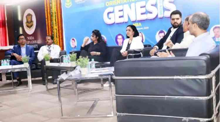 Noida International University successfully hosted Genesis 2024 MBA Orientation Program