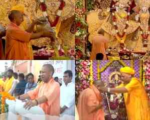 Lord Krishna taught us to walk on path of truth, righteousness: CM Yogi in Mathura