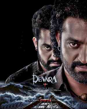 NTR Jr unveils his 'faces of fear' in new poster of 'Devara: Part 1'