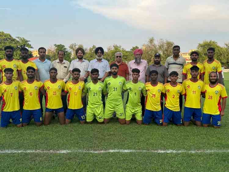 Punjab State Football League match organized at Lyallpur Khalsa College