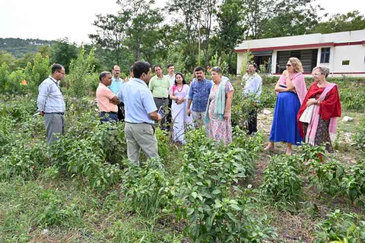 French Scientists in Himachal to learn about Natural Farming Initiatives