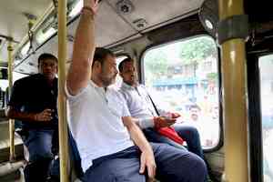 Priyanka highlights Rahul Gandhi’s efforts to address issues faced by DTC bus conductors, drivers