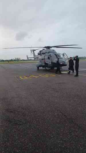 Hundreds rescued from flood-hit Vijayawada, five choppers deployed