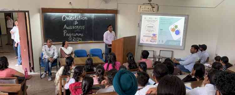 Orientation Programme for newly admitted students