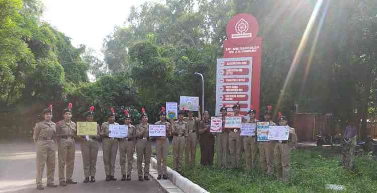 Poshan Maah Rally to Promote Nutritional Awareness at Home Science College 