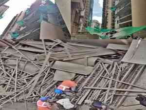 Three labourers killed as slab of 23-storey building crashes in Mumbai