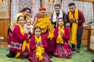 Arunachal CM calls on Dalai Lama, gifts his first dwelling after fleeing Tibet to trust