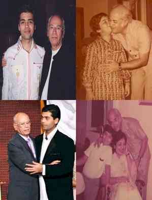 KJo remembers father Yash Johar on 95th birth anniversary: Miss you every day papa