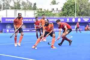 Inter-Department National Hockey: FCI, SSCB win;  CISF, CAG play out draws