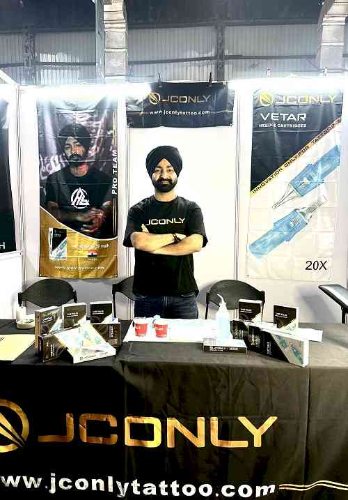 Chandigarh Tattoo Artist Pardeep Singh joins Elite JCONLY VETAR Pro Team