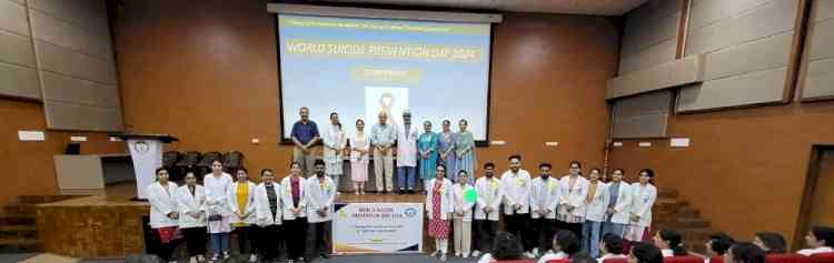 DMC&H observed World Suicide Prevention Day by conducting an awareness for medical students