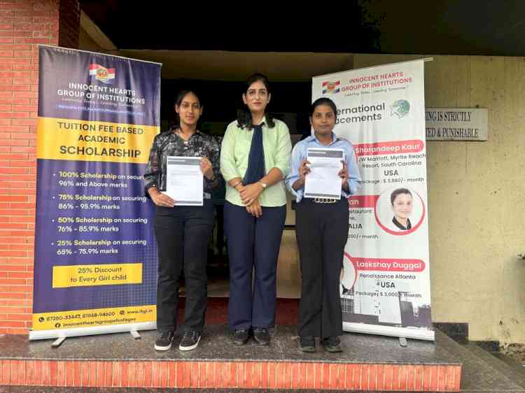 Innocent Hearts' Students Published Research Paper in International Journal