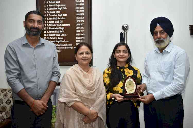 Lyallpur Khalsa College student bags overall 3rd position in MA English in University Exams