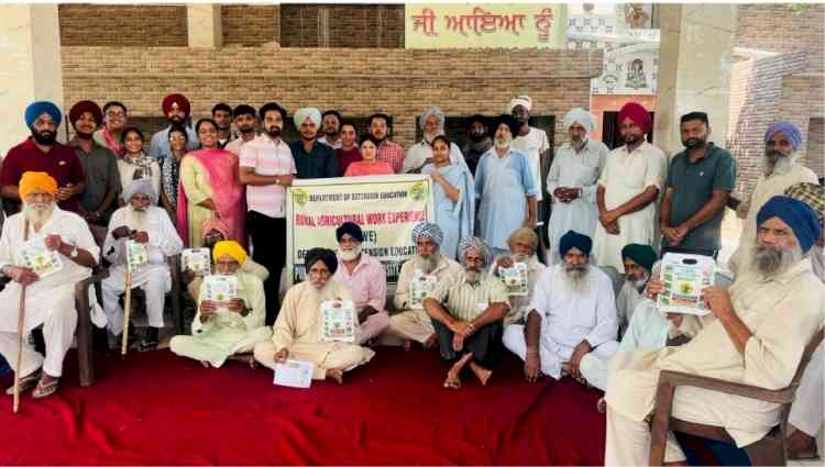 PAU organised camp on promotion of newly recommended varieties