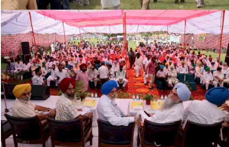 Farmers participate in Faridkot Kisan Mela with zeal and zest