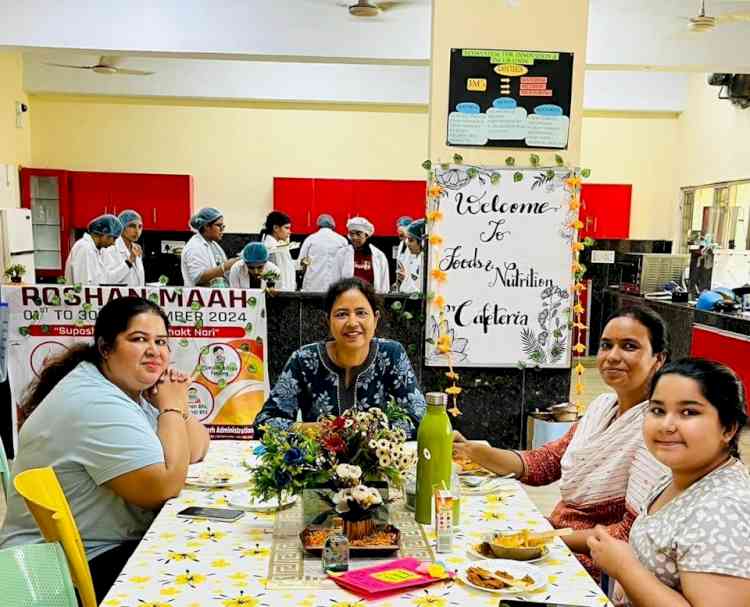 Poshan Maah Celebration Features Nutritious Iron-Rich Recipe at Home Science College