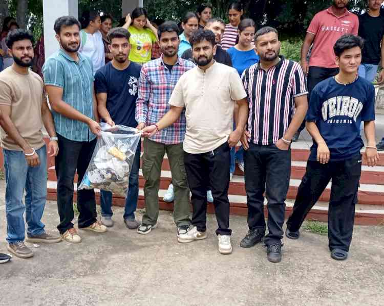 Cleanliness Drive organised at PU