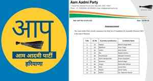 AAP names 11 candidates in third list for Haryana Assembly polls